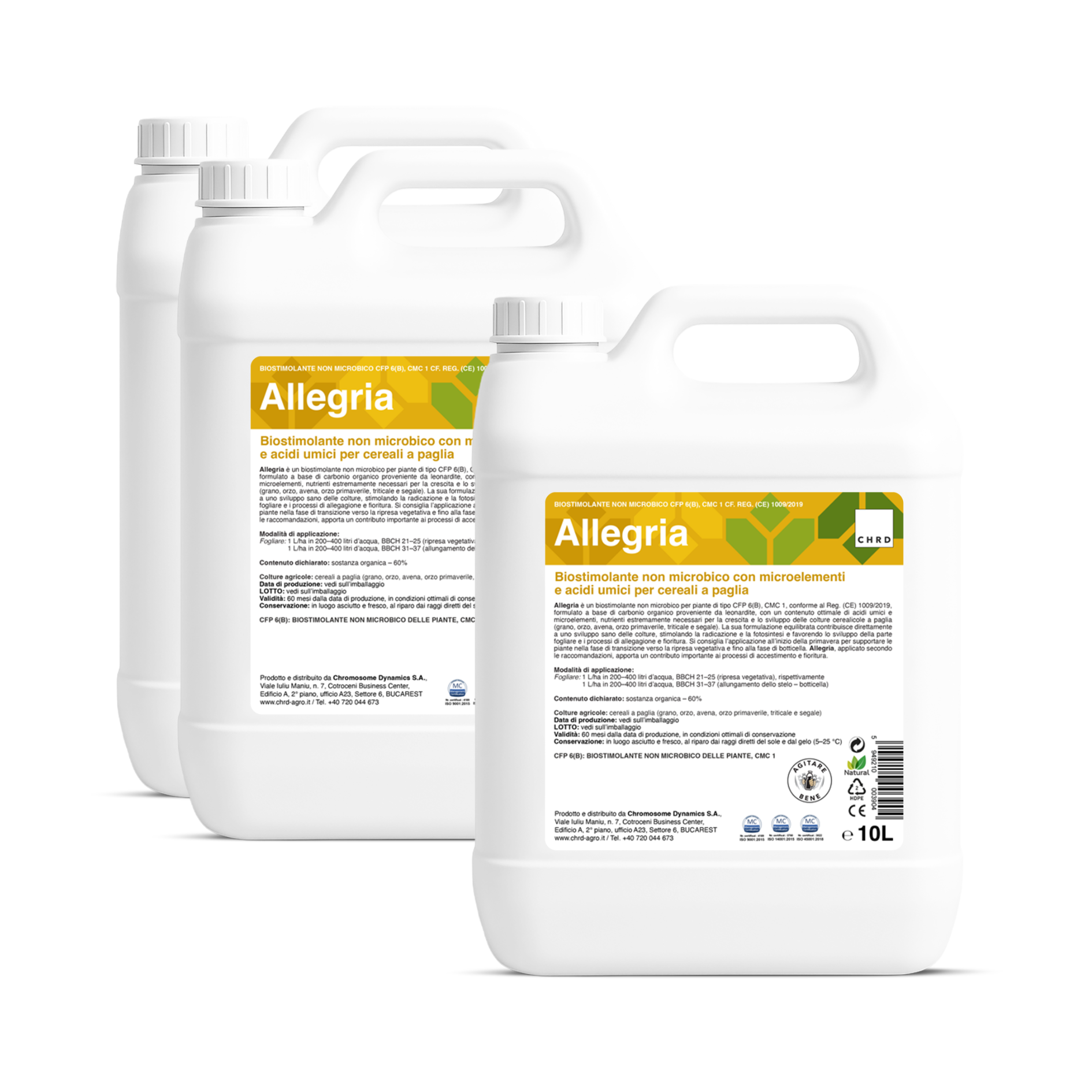 (2+1 GRATIS) ALLEGRIA, Biostimolante non microbico per colture di cereali a paglia