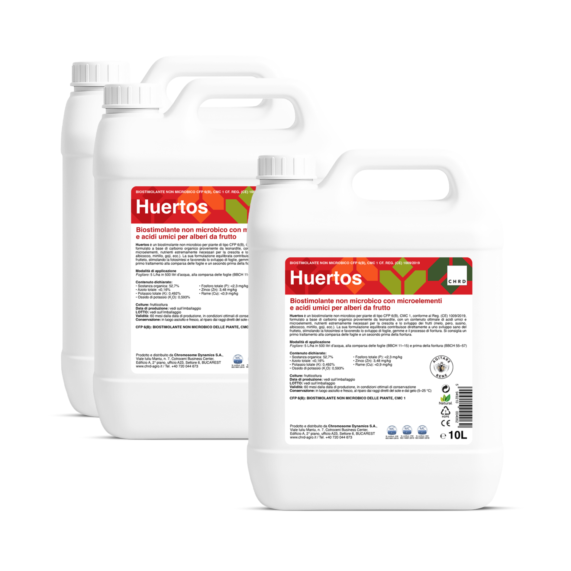 (2+1 GRATIS) HUERTOS, Biostimolante non microbico per alberi da frutto